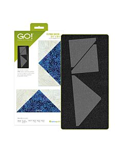GO! Flying Geese-3 1/2" x 6 1/2" (3" x 6" Finished) Die