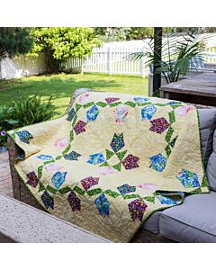GO! Magnolia Vine Throw Quilt Pattern
