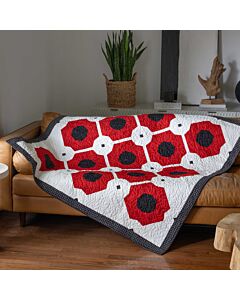 GO! Mindful Poppy Throw Quilt Pattern