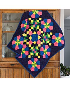 GO! Turkey Giblets Kaleidoscope Throw Quilt Pattern