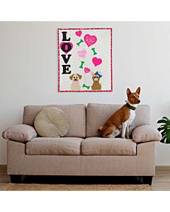 GO! Puppies in Love Wall Hanging Pattern