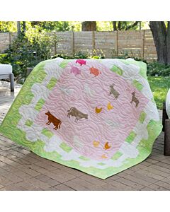 GO! On the Farm Throw Quilt Pattern