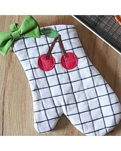 GO! Cherry Pie Oven Mitt Pattern by Chris Marchini of Rose City Originals