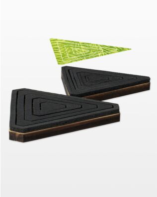 Bullseye Equilateral Triangles-Odd-1", 3", 5", 7" Finished Sides for Studio (50364)