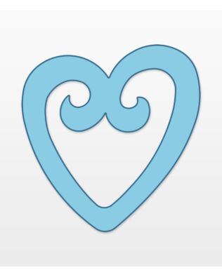 Studio Heart-Filigree (Jumbo)