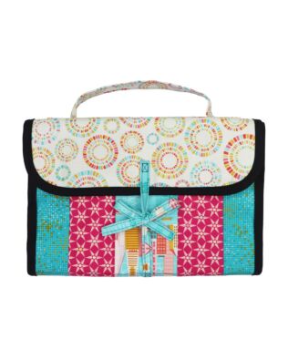 Hanging Travel Organizer Bag Quilt-As-You-Go Kit with Zippity-Do-Done™ Zipper - Black