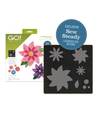 GO! Spinning Petals Die by Sew Steady + GO! Cutting Mat