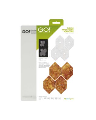 GO! English Paper Piecing Honeycomb-1" Finished Sides Die + GO! Cutting Mat