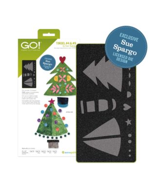 GO! Tinsel #4 & #9 Die by Sue Spargo + GO! Cutting Mat