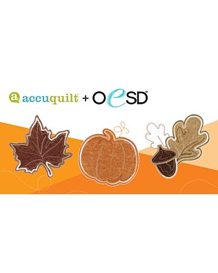 Fall Medley Applique Embroidery Collection by OESD