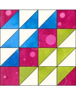 GO! Flying Birds 12" Block Pattern (PQ10455)