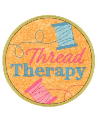 Large Circle Thread Therapy Patch​ Embroidery Single Design by OESD
