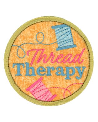 Medium Circle Thread Therapy Patch​ Embroidery Single Design by OESD