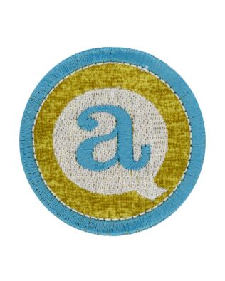 Small Circle AccuQuilt Logo Patch ​Embroidery Single Design by OESD