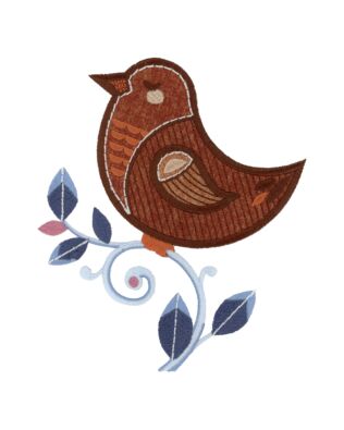 Feathered Friend 1 Embroidery Single Design by OESD