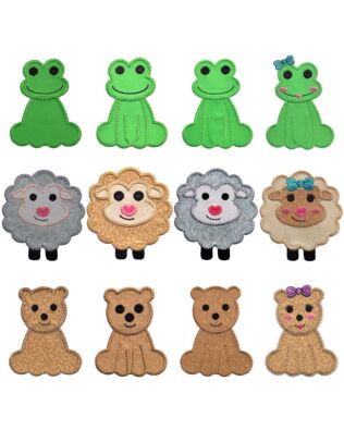 GO! Baby Zoo Animal Set 2 Embroidery by V-Stitch Designs