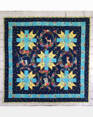 Forest Flowers Quilt Pattern