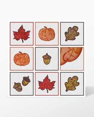 All shapes - GO! Fall Medley Embroidery Designs by Marjorie Busby