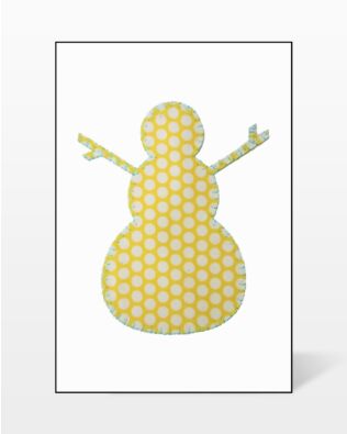 Studio Snowman #3 (Large) Embroidery Designs