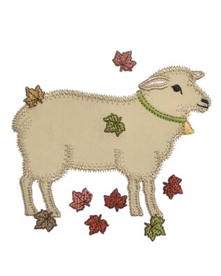 GO! Fall Sheep Embroidery by V-Stitch Designs
