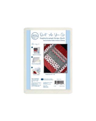 Sophisticated Strips Lap Quilt-As-You-Go Kit
