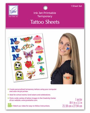 Inkjet-Printable Tattoo Sheet - 1 sheet/pack