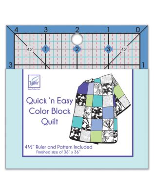 June Tailor 4-1/2" Ruler with Project Card