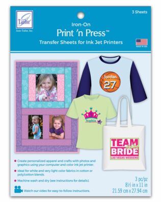Print ’n Press Transfer Sheets - 3 Sheets