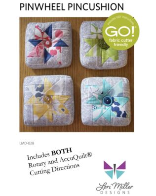 Pinwheel Pincushion Pattern by Lori Miller Designs