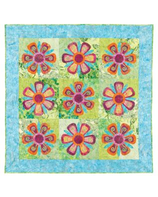 GO! Fantasy Flowers Quilt Pattern (PQ10196i)