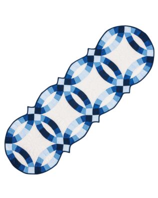 GO! Classic Double Wedding Ring Table Runner Pattern (PQ10410)