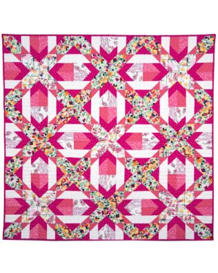 GO! Qube 9" Cutting Edge Throw Quilt Pattern (PQ10748Q)