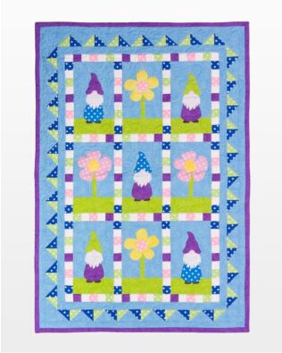 GO! Gnomes in the Garden Wall Hanging Pattern