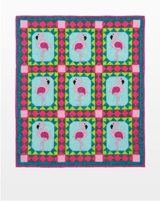 GO! Pretty in Pink Throw Quilt Pattern
