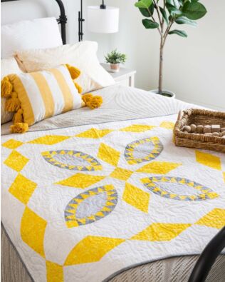 GO! Burst of Sunshine Throw Quilt Pattern
