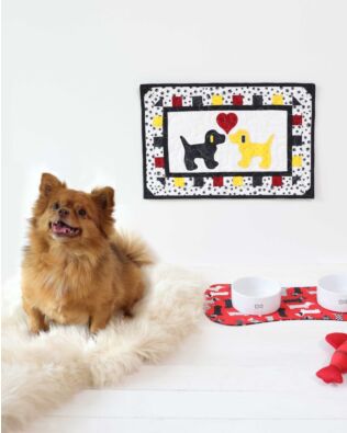 GO! Puppy Love Wall Hanging Pattern