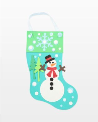 GO! No Sew Snowman Stocking Wall Decor Pattern