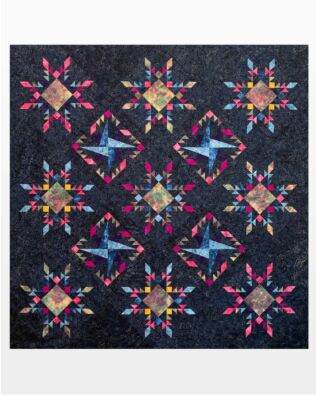 GO! Feather Star- Beyond the Stars Throw Quilt Pattern
