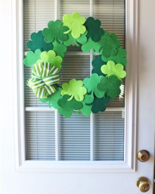 GO! Irish You Luck Wreath Pattern