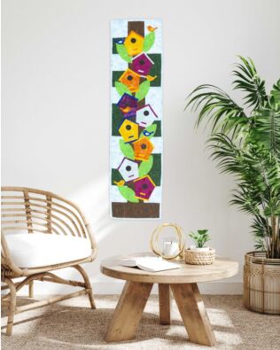 GO! Bird House High Rise Wall Hanging Pattern
