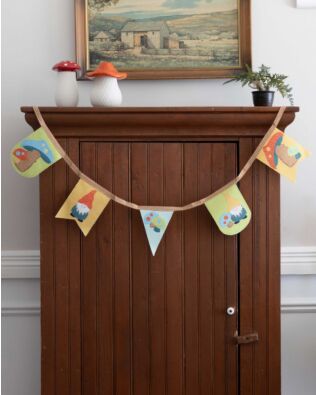 GO! Woodland Mushroom Banner Pattern