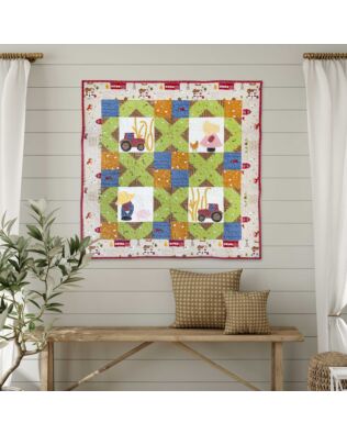 GO! Tractor on the Farm Quilt Pattern