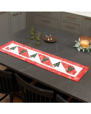 GO! Pine Burr Holiday Runner Pattern