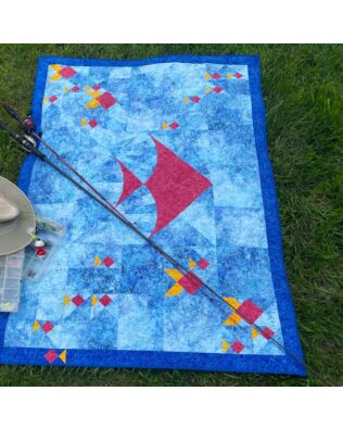 GO! Fish Throw Quilt Pattern