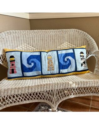 GO! Lighthouse Bench Pillow Pattern