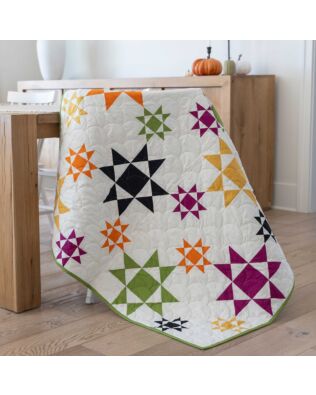 GO! Hens and Chicks Throw Quilt Pattern