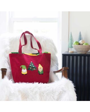 GO! Scrappy Binding Christmas Bag Pattern