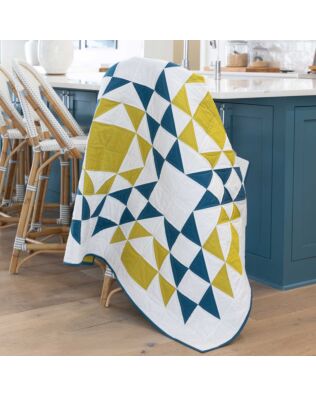GO! Cross Town Throw Quilt Pattern
