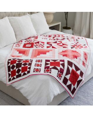 GO! Modern Prairie Sampler Throw Quilt Pattern