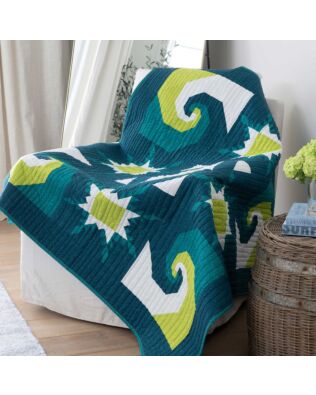 GO! Rising Tide Throw Quilt Pattern